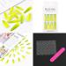 Sethain Glossy Glitter False Nails Green Fake Nail Rhinestone Long Full Cover Coffin Press on Nails for Women and Girls (Green Shade) - Buy Online on GoSupps.com