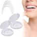 2 Packs Fake Teeth, Dental Veneers for Upper and Lower Jaw , Veneers Dentures Socket for Women and Men, Protect Your Teeth and Regain Confident Smile Two Pairs