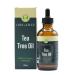 ORGARIX Tea Tree Oil 120ml for Skin and Acne Pure Therapeutic Grade Tea Tree Essential Oil for Aromatherapy Anti-Fungal & Antiseptic Oil for Nail Fungus & Piercing ORG 2 120 ml (Pack of 1)