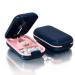 Tablet Cutter Box - Hard Tablet Cutter with Large Storage Sapphire Blue for Easy Tablet Cutting at Home - 1PC - Buy Online on GoSupps.com