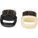 Ankroyu 3-Part Knuckle Beard Brush - Soft Hair Shaving Brush with Ring Handle for Men | Ideal Hairdressing Tool for Salons - Buy Online on GoSupps.com