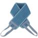 chifans loofah sponge back scrubber back brush bath set with natural bath sponge for showering body peeling blood circulation etc. Blue