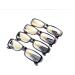 Spring Hinge UV Protection Anti Blue Rays Scratch Resistant Lens Computer Glasses Readers(Yellow film ) Type3 - Buy Online on GoSupps.com