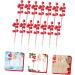 Warmhm 60 Pcs Christmas Fruit Diy Floral Art Plant Simulation Flower Branch Red Berry Stems Tree Decorations Red Berries Picks Christmas Berry Branch Winter Christmas Tree Wreath Foam Redx3pcs 17x3cmx3pcs - Buy Online on GoSupps.com