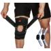 Hinged Knee Brace Support with Strap & Side Patella Stabilizers for Protection & Pain Relief for Arthritis, Meniscus Tear, ACL, MCL - Sports Compression Wrap for Running & Recovery - Men & Women