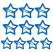 xbiez 10xCute Star Snap Hair Clip Set Lovely Hairpins Combination Hairpins for All Hair Headpieces Bangs Hair Pins Y2K Girls Diamond blue