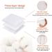 OMSM Cotton Pads - 222PCS Makeup Remover Pads, 100% Pure Cotton, Hypoallergenic, Lint-Free - Buy Online on GoSupps.com