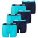 PUMA 4 Pack Boxer Shorts Boys Children's Underwear Color:789 - Bright Blue Clothing:152