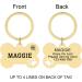 Custom Engraved Stainless Steel Pet ID Tag - Personalized Bone & Paw Shaped Dog Name, Address, and Phone - Gold Small - Buy Online on GoSupps.com
