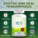 Hem Healer Hem Hero Extra Strength Hemorrhoid Treatment - Reduce Swelling Soothe Itching & Irritation - 100% Natural - 42 Vegetarian Capsules - Buy Online on GoSupps.com