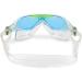 Aquasphere Vista JR Swimming Goggles for Kids | UV Protection Leak-Free Silicone Seal | Perfect for Boys & Girls Ages 6+ - Transparent & Light Green-Blue Lens - Buy Online on GoSupps.com