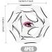 Eyeliner Stencil 4 Sheets 10 Models Each Eyeshadow Stencils 6 in1 Reusable Cat Eyeliner Stickers with Perfect Winged Tip for Beginner Professional Eye Makeup Tools Eyeliner Brushes - Buy Online on GoSupps.com