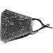 Trachtenland Mouth Nose Fabric Mask Face Mask with Sequins - Fashion Glitter Mask Elegant Silver / Black One Size