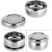 Stainless Steel Shaving Bowl with Lid - Men's Wet Shaving Soap Mug for Healthier and Smoother Shave - Buy Online on GoSupps.com