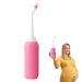 Virtcooy Bidet bottle for camping travel perineal cleaner post-partum 500 ml portable with storage bag for travel squeeze use use personnel hygiene feminine travel bidet pink