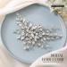 Easedaily Silver Crystal Wedding Hair Comb - Bridal Rhinestone Headpiece for Women and Girls - Buy Online on GoSupps.com