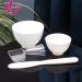 EXCEART 3Pcs Silicone Facial Mixing Bowl Set - DIY Face Bowl for Home Use - Anti-Drop Facial Bowl (White) - Buy Online on GoSupps.com