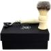 Shaving Brush & Grooming Set for Men | Synthetic Hair Brush & L3 Edge Razor | Ivory Handle Gift - Buy Online on GoSupps.com