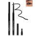 Black Eye Liner Pencils for Older Women Long Lasting Waterproof Smudge-Proof Gel Eyeliner Pencil Matte Cream Retractable Smooth Eyeliner Waterline Built in Sharpener Eye Liner Makeup Stick for Women 01# Black