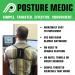 Posture Medic Dynamic Posture Brace for Neck, Upper & Lower Back - Long-Term Correction Tool - XL Plus Strength - Orange - Buy Online on GoSupps.com