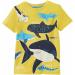 Boys' Novelty Luminous Dinosaur T-Shirt | Short Sleeve Crew Neck Tee | Cartoon Print | 1-7Y | 2-3T | Yellow - Buy Online on GoSupps.com