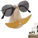 ITRIMAKA Beard Glasses Holder | Creative Glasses Stand for Sunglasses & Eyewear - Unique Nose-Shaped Design - Buy Online on GoSupps.com