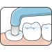 Tepe Compact Tuft Toothbrush - Round Brush Head for Implants & Prostheses | 1 Pack - Optimal Mouth Cleaning - Buy Online on GoSupps.com