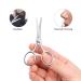 LIVINGO Premium Curved Nose Hair Scissors Set for Men & Women - 2 PC Kit for Beard, Mustache, Ear, Facial Hair, Eyebrows, Eyelashes - Buy Online on GoSupps.com