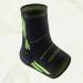 Buy 1pc Silicone Ankle Brace - Ankle Support Sleeve for Running & Sprains - Comfortable Black & Green Ankle Pads - Buy Online on GoSupps.com