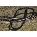 Tysons Breeches Glitter Art Rhinestone Web Reins - 2.60m Rubber Black | International Shipping - Buy Online on GoSupps.com