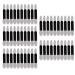 Double Ended Latex Eye Shadow Applicators - 50 Pcs Black Makeup Brushes for Flawless Application - Buy Online on GoSupps.com