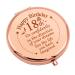 18th Birthday Gifts for Girls Inspirational Gifts Folding Makeup Mirror for Her Happy 18th Birthday Gift for Sister Niece Cousin 18 Year Old Birthday Gifts Compact Makeup Mirror Daughter Gift From Mom