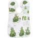 Animal Frog Pattern Beard Bib Apron - Waterproof Grooming Cloth for Men | Non-Stick Beard Catcher with Suction Cups - Perfect Gift for Shaving & Trimming - Buy Online on GoSupps.com