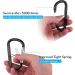 Extra Large Aluminum Carabiner Clip Keychain Hook - 10 Pack, 4 Inch D Shape Carabeaner Snap Key Chain - Buy Online on GoSupps.com