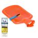 Snoozy hot bottle with soft and cozy cover XXL with 2 liter volume for long -lasting heat 100% natural rubber (without reference)