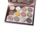 Transparent 12 Color Eye Shadow Disc Earth Color Pink Purple Desire Girl Student Eye Shadow Eye Shadow Stick Glitter Flash Of Light Eyeshadow Gradient Makeup Sticks Waterproof Fruit (A One Size) One Size A