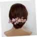 Angoily Floral Headpiece Pearl Tiara Pearl Headpiece Bridal Headpiece Cloth Flower Hair Comb Full Length Mirror Bridal Hair Comb Hair Side Combs Wedding Bride Hair Accessories - Buy Online on GoSupps.com