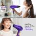 Buy Purple Professional 1875W Lightweight Hair Dryer - Tourmaline Ceramic Ionic with Diffuser & Comb - Fast International Shipping - Buy Online on GoSupps.com