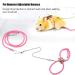 Adjustable Hamster Harness & Leash - Colorful Pink Chest Strap for Outdoor Travel | Ideal for Small Pets - Shop Now! - Buy Online on GoSupps.com