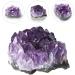 Didiseaon 4 Pcs Natural Crystal Cluster Agate Bare Stone Natural Minerals Small Piece Purple - Buy Online on GoSupps.com