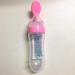 Squeeze Bottle Spoon Baby Feeding Set - 90ml Pink | Silicone Dispensing Feeder for Infant, Newborn & Toddler - Buy Online on GoSupps.com