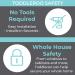 Corner Drawer Locks - Toddleroo by North States (2-Pack White) - No Tools Required Baby Proofing Solution for End Drawers and Filing Cabinets - Buy Online on GoSupps.com