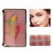 Paminify 6 Colors Matte Mineral Blush Palette for Contouring and Highlighting with Marble Brush - Bright Shimmer for Cheeks, Lips, and Eyes - Buy Online on GoSupps.com