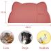 Buy Septillar Coral Red Bowl Pad for Cats & Small Dogs - Waterproof Slipproof Pet Mat 44x25 cm - Buy Online on GoSupps.com