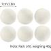 Efficient Laundry Drying Ball Quick Drying Laundry Ball Fabric Softener Wool Ball Wool Dryer Ball Set of 6pcs Quick Drying Solution - Buy Online on GoSupps.com