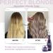 P ROLA NEGRA Perfect Blonde Toning Mask - Neutralizes Yellow Tones for Color Treated Hair - Ideal for Blonde Bleached & Highlighted Hair - 9.87 oz - Buy Online on GoSupps.com