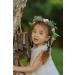 Floral Fall Artificial Baby Breath Flower Halo Wedding Crown Lilac Bridal Headpiece Greenery Crown HC-24 in F-champagne - Buy Online on GoSupps.com