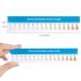 LVCHEN 16 Colors Teeth Whitening Shade Guide - Professional & Household Tooth Bleaching Chart - 25PCS - Buy Online on GoSupps.com