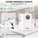 Water Dental Flosser & Teeth Cleaner - 2 Jet Tips 10 Pressure Levels 900ML Oral Irrigator for Family - White - Buy Online on GoSupps.com