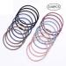 ChuckSss 100pcs Multicolor Elastic Hair Bands for Thick Heavy Curly Hair